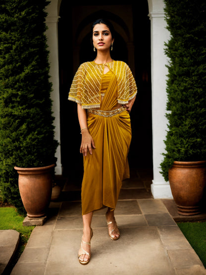Golden Glow Haldi Outfit