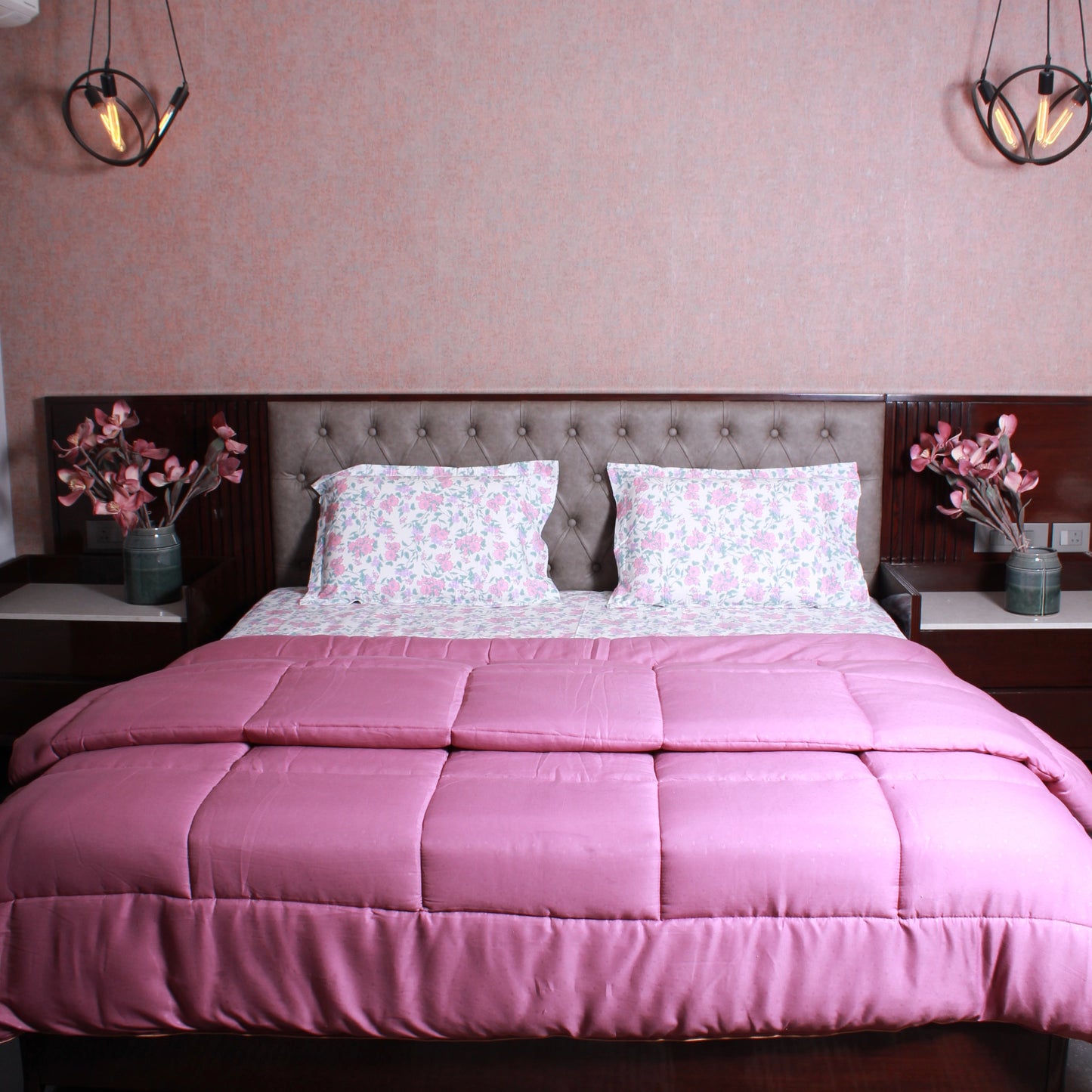 Pink Puff Comforter