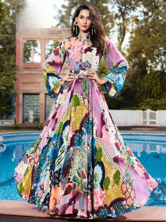 Colorful Whirlwind Dress