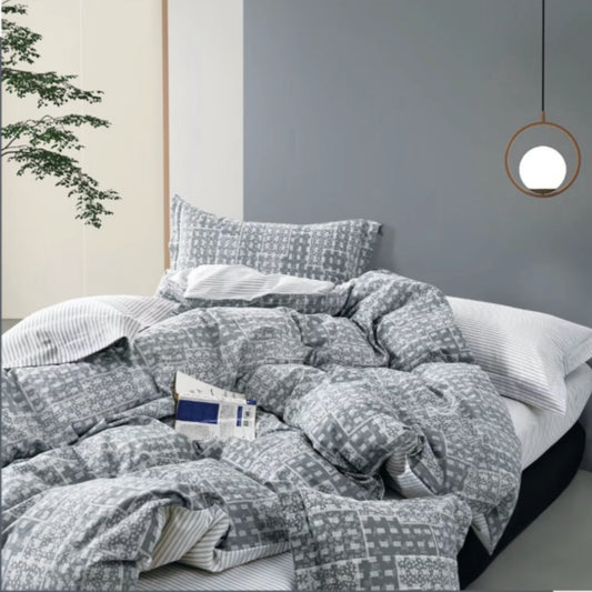 Dark Grey Gloster Pure Cotton Bedsheet