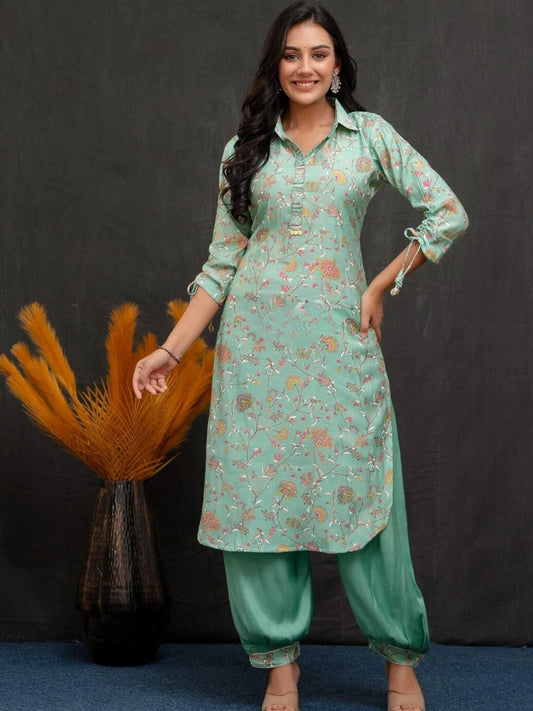 Jade Serenity Ensemble Kurta Set