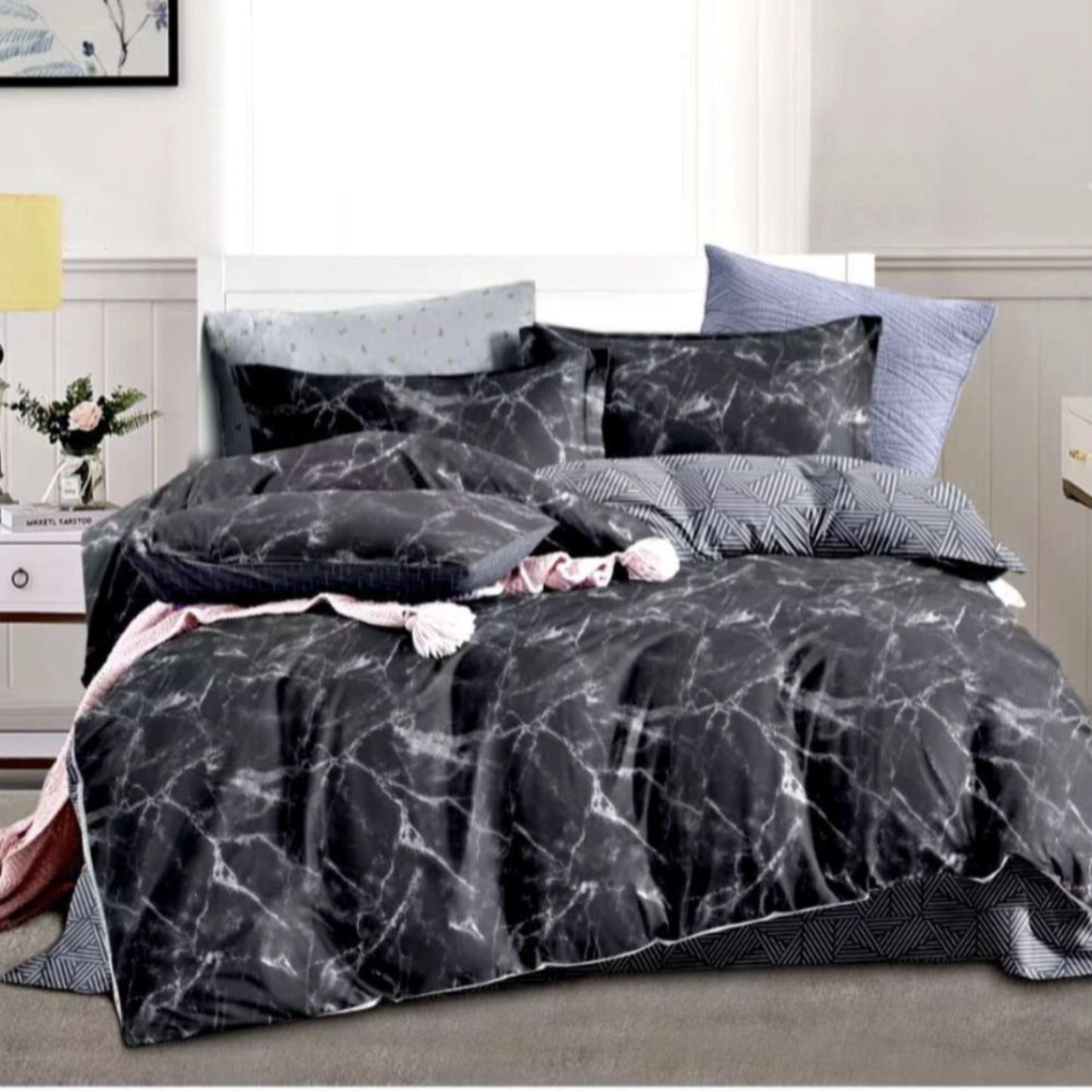 Serenity Shades Tie & Dye 4- Pcs Comforter Set