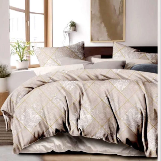 Cozy Brown 4 -Pcs Comforter Set