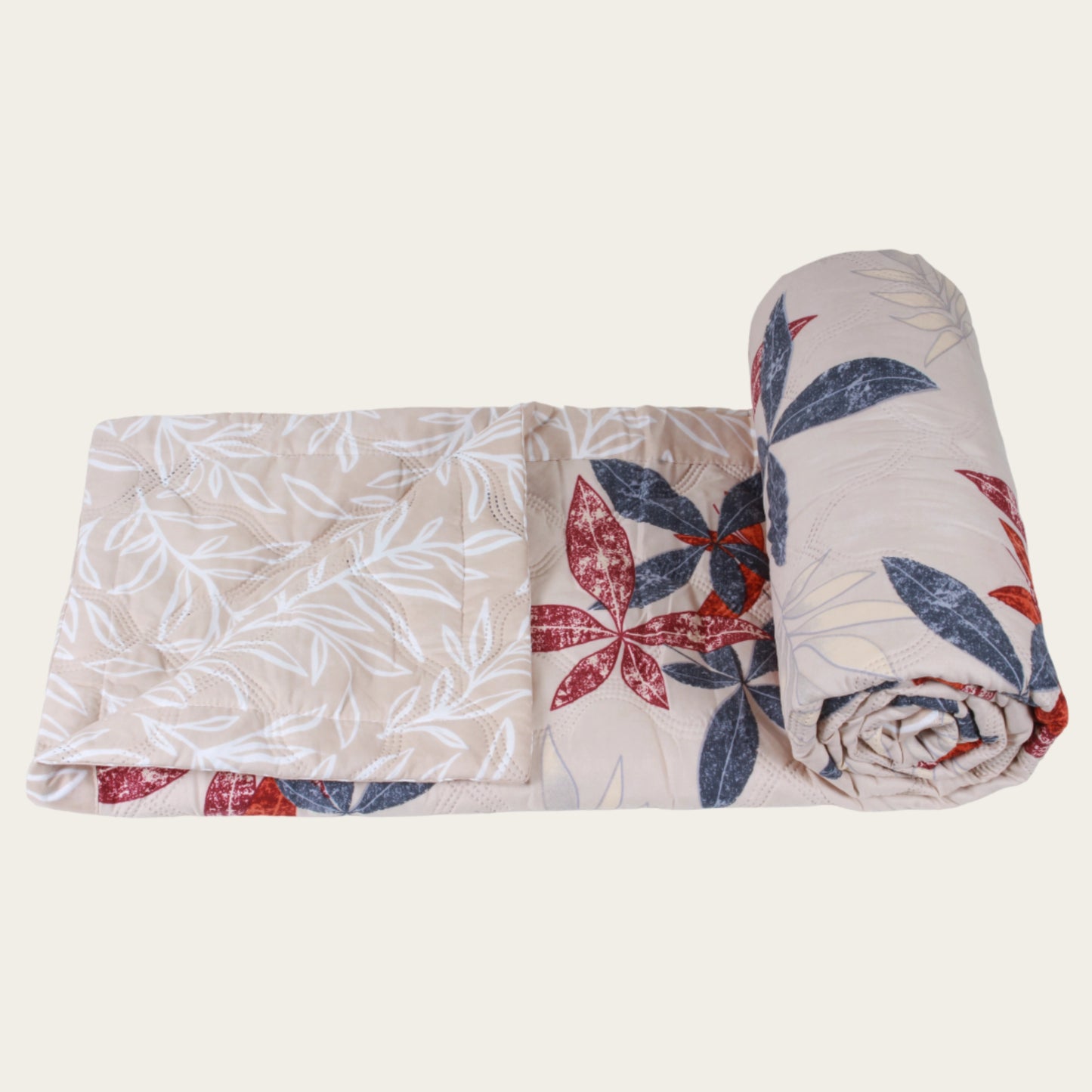 Ivory Botanical Comforter